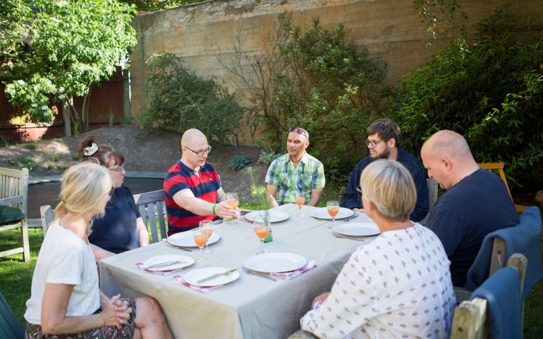 Fællesskabet stråler på solskinsøen