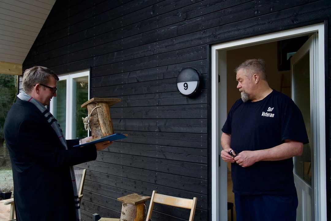 Troels Lund Poulsen besøger SUF Veteran